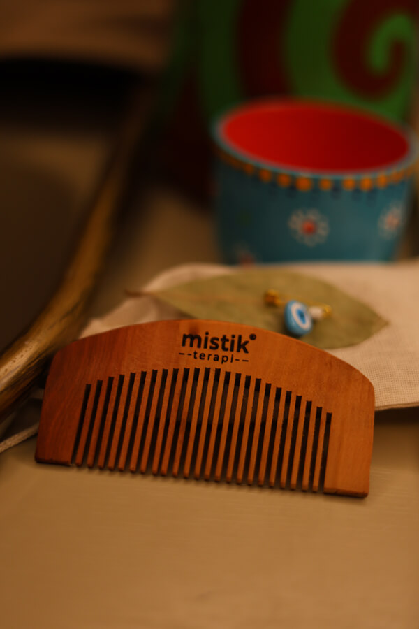 Mystic Therapy Cherry Wood Comb | Anti-Static Mystic Therapy Cherry Wood Comb | Anti-Static