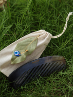 Mystic Therapy Cow Horn Comb - Natural and Economical Care - Medium Quality Mystic Therapy Cow Horn Comb - Natural and Economical Care - Medium Quality