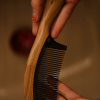 Rosewood Handle & Cow Horn Tooth Wooden Comb Rosewood Handle & Cow Horn Tooth Wooden Comb