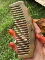Sandalwood Wooden Comb – For Curly/Wavy/All Hair Types Natural Care Sandalwood Wooden Comb – For Curly/Wavy/All Hair Types Natural Care
